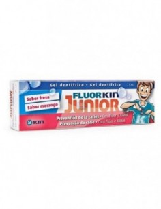 FLUOR KIN JUNIOR GEL FRESA...