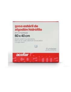 GASA ESTERIL ALGODON...