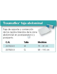 FAJA ABDOMINAL TRAUMAFLEX...