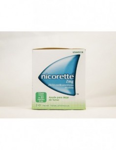 NICORETTE 2 MG 210 CHICLES...
