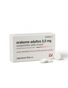 ORALSONE ADULTOS 2,5 mg 12...