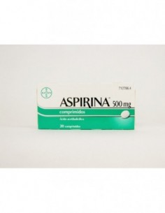 ASPIRINA 500 MG 20 COMPRIMIDOS
