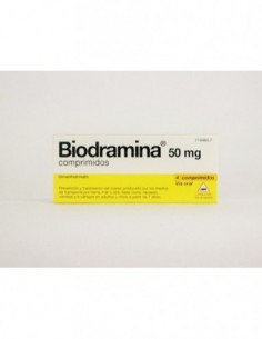 BIODRAMINA 50 MG 4 COMPRIMIDOS