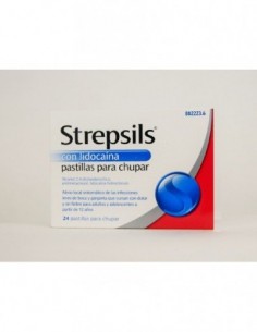 STREPSILS CON LIDOCAINA 24...