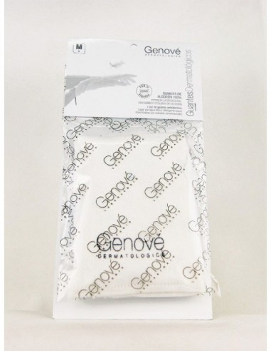 Genové guante dermatológico algodón talla 6-7 (pequeña) 2u