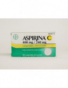 ASPIRINA C 400 mg/240 mg 20...