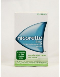 NICORETTE 4 mg 30 CHICLES...