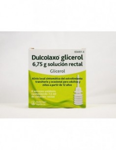 DULCOLAXO GLICEROL 6.75 G...